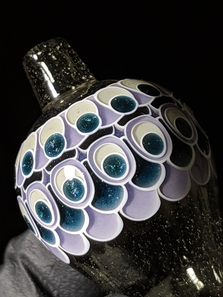 Color Changing Parallax Dot Stack Bubble Cap - Olour_Glass