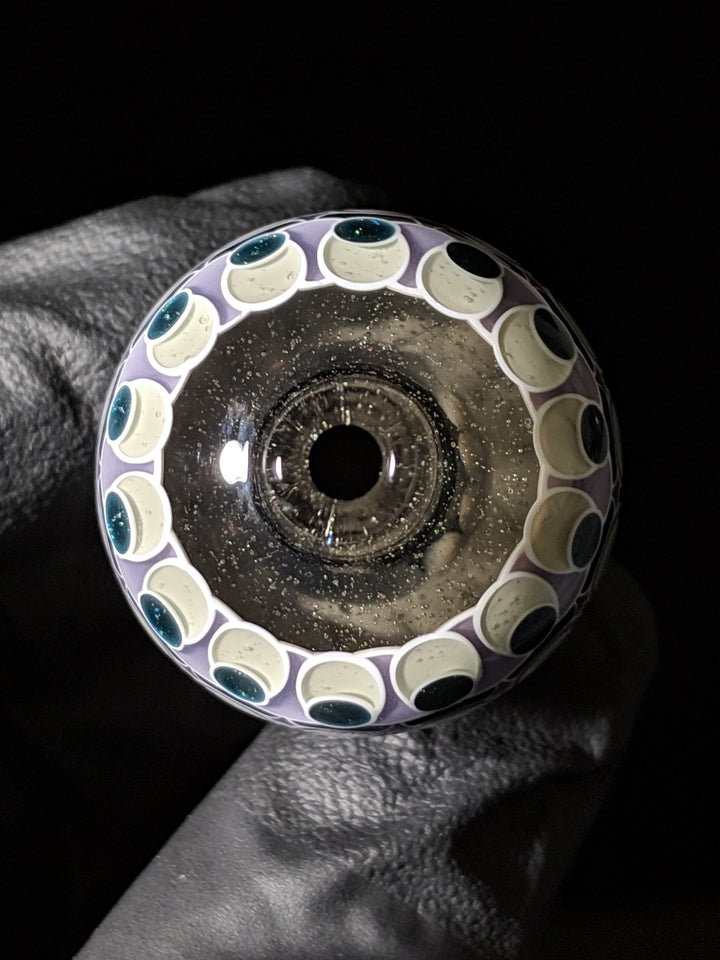 Color Changing Parallax Dot Stack Bubble Cap - Olour_Glass