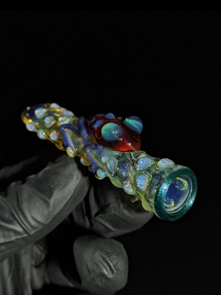 Chillum - Red Frog - MessyGlass