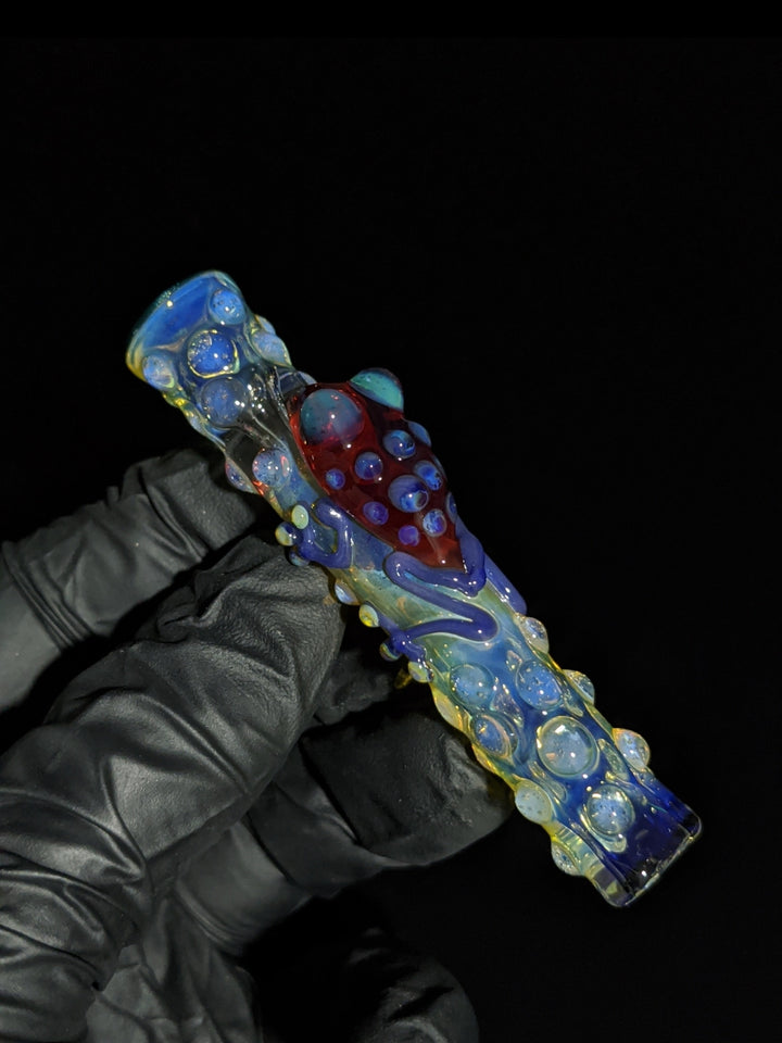 Chillum - Red Frog - MessyGlass