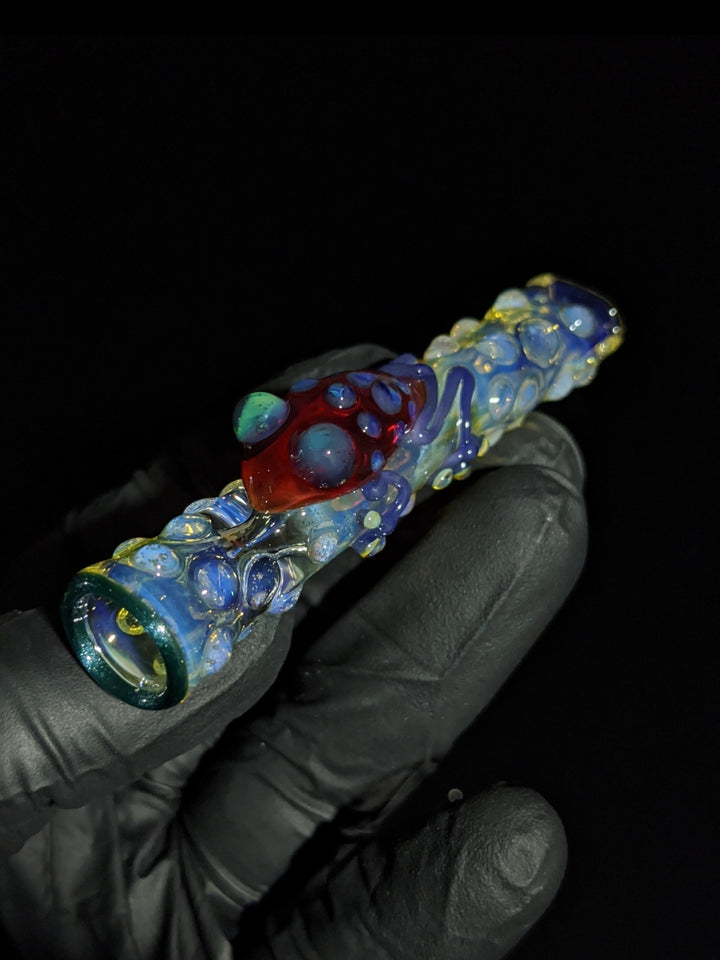 Chillum - Red Frog - MessyGlass