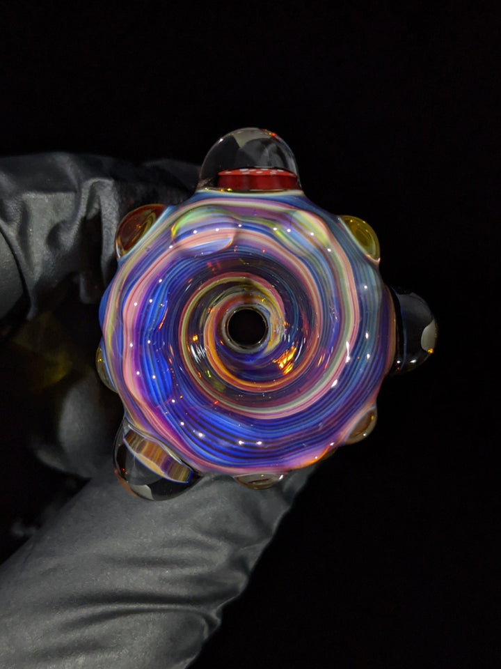 Triple Mushroom Milli 14mm Bowl - MessyGlass