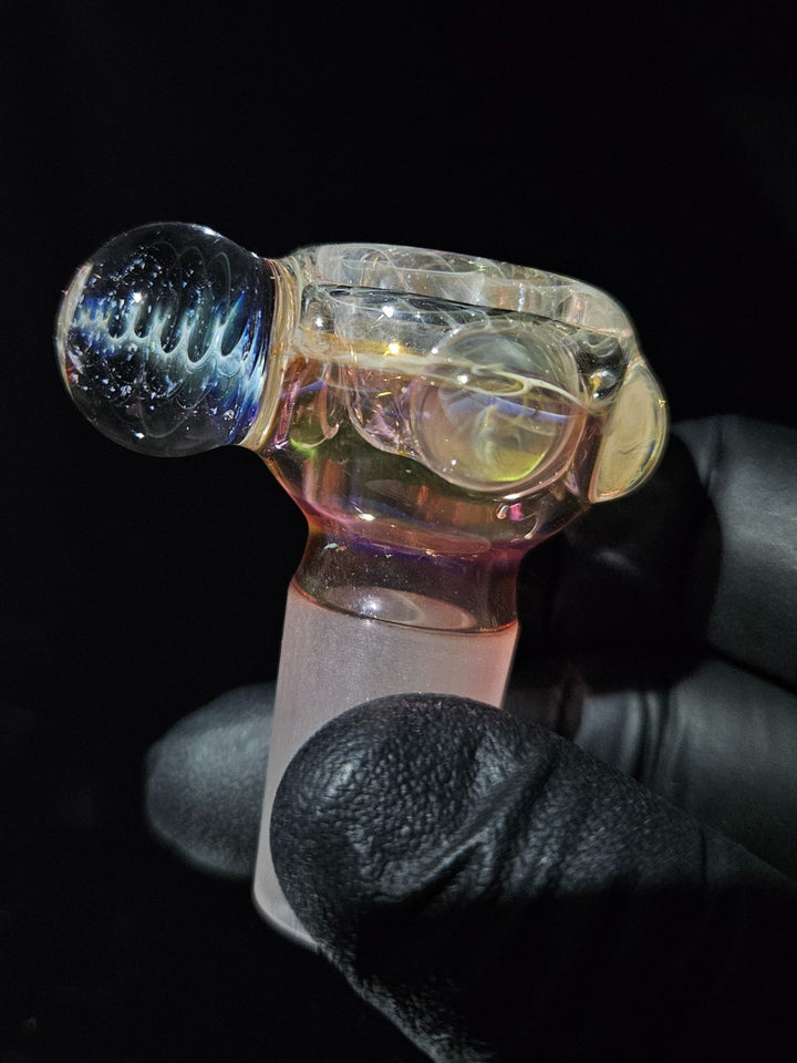 Electric Fumed 14mm Bowl - MessyGlass