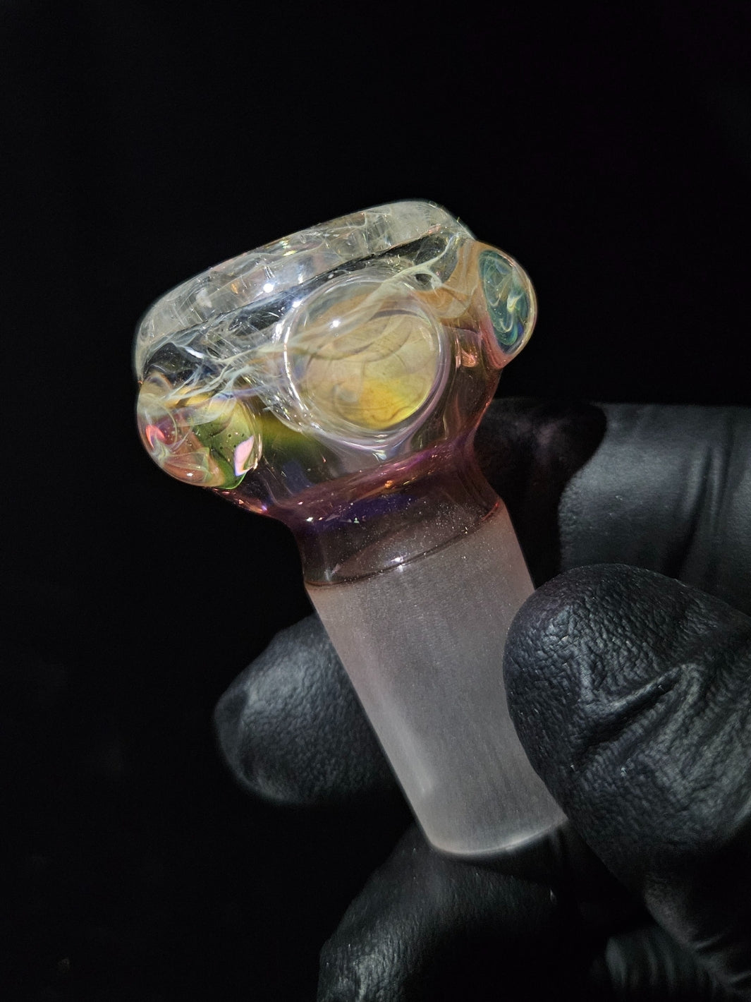Electric Fumed 14mm Bowl - MessyGlass