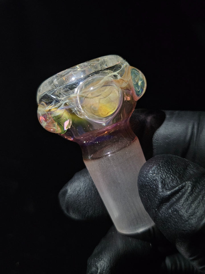 Electric Fumed 14mm Bowl - MessyGlass