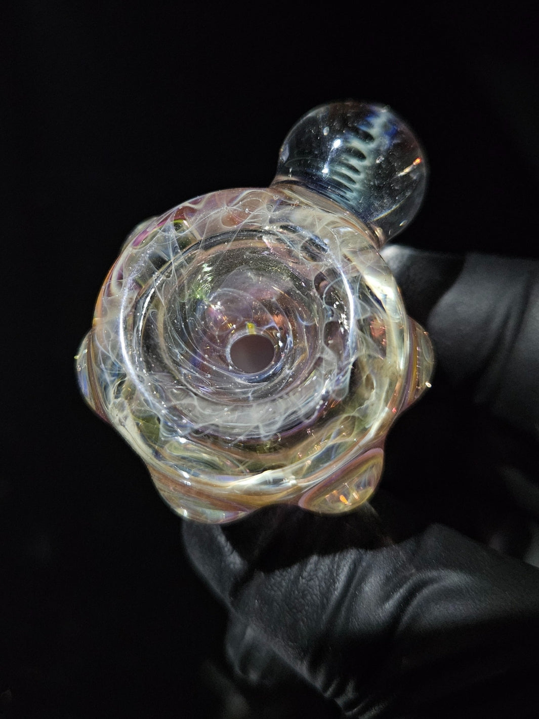 Electric Fumed 14mm Bowl - MessyGlass