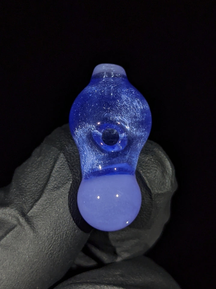 Puffco Blue Silk Bubble Cap - Messy Glass