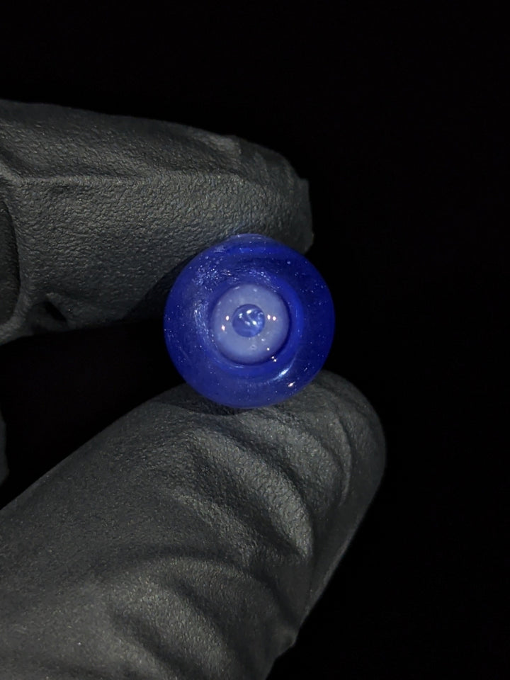 Puffco Blue Silk Bubble Cap - Messy Glass