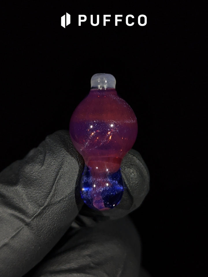 Puffco Pink / Purple Bubble Cap - Messy Glass