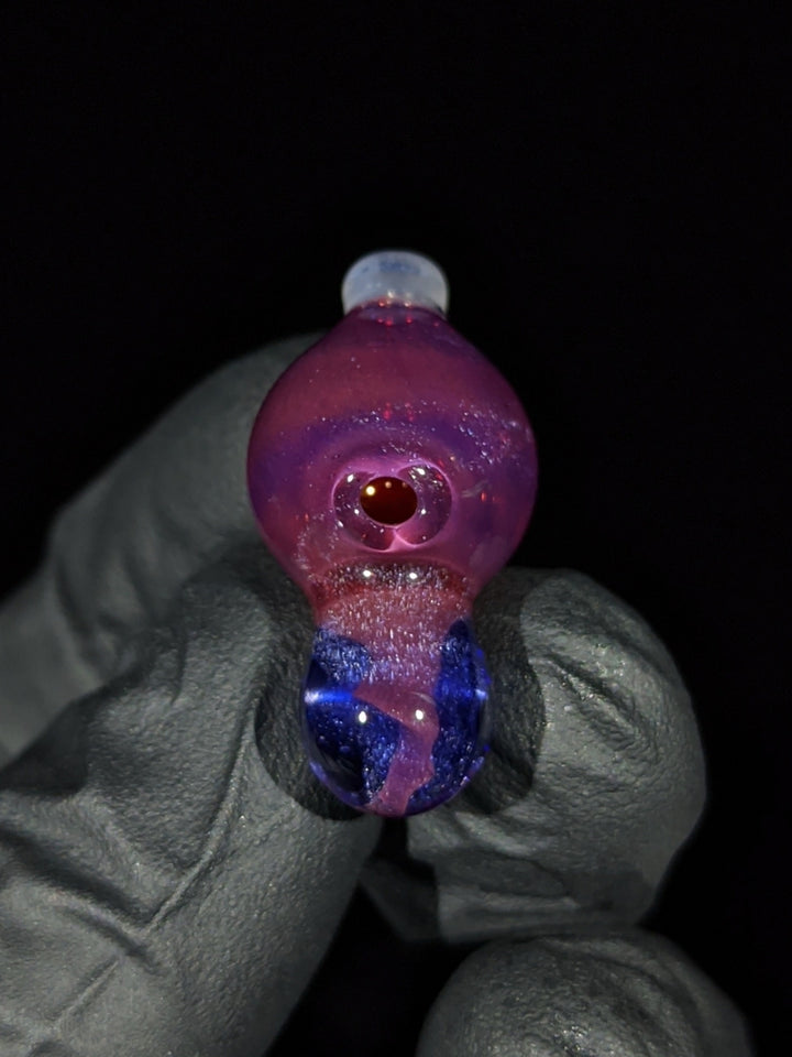 Puffco Pink / Purple Bubble Cap - Messy Glass