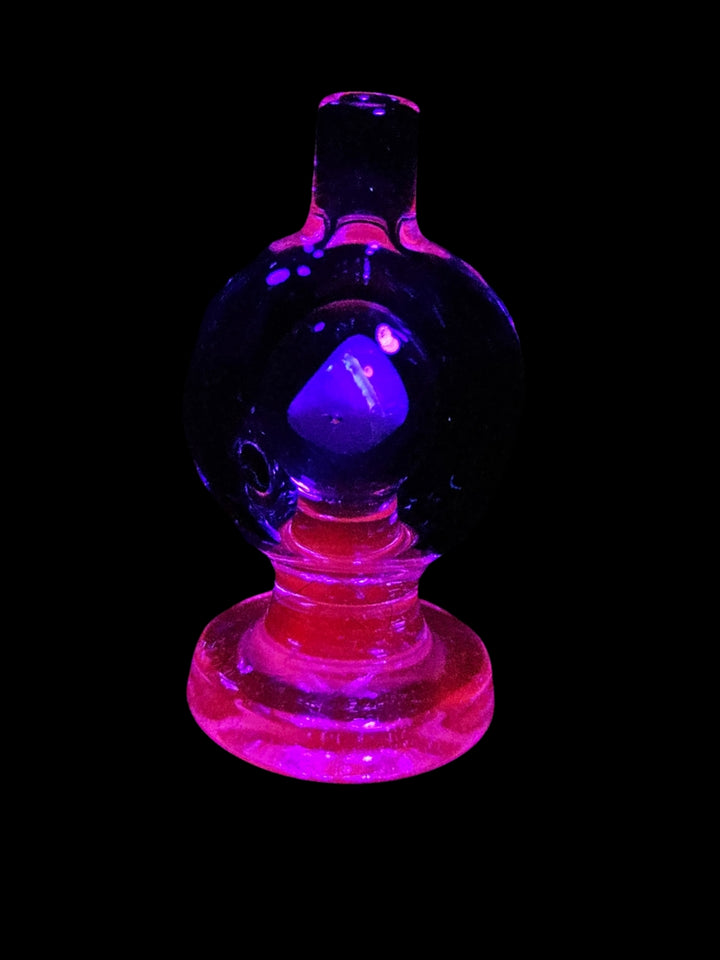 UV Reactive Opal Lucy Bubble Cap - Soup_Glass