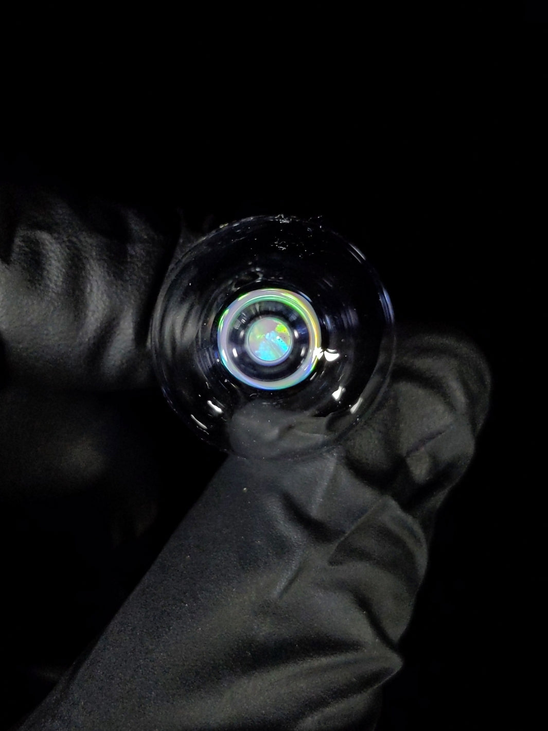 UV Reactive Opal Lucy Bubble Cap - Soup_Glass