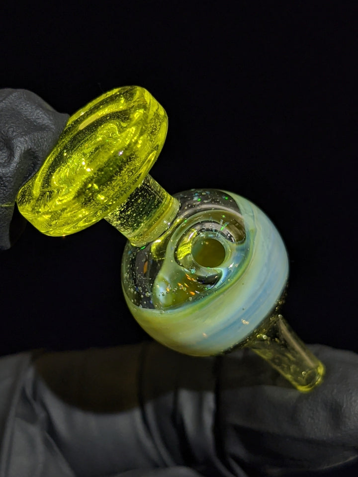 UV Reactive Saturn Bubble Cap - SuperHomieSanchez